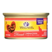 Angle View: Wellness Pet Products Cat Food - Salmon Entr?e - Case of 24 - 3 oz.