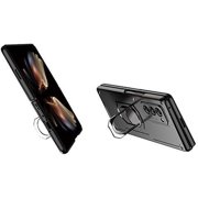Military Armor Case for Samsung Galaxy Z Fold 2 5G,Galaxy Z Fold 2 5G Case,Lightweight,Anti-Fall Protective Phone Case with Kickstand Compatible for Samsung Galaxy Z Fold 2 5G,Kickstand Silver