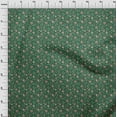 thumbnail image 4 of oneOone Cotton Poplin Green Fabric Jacobean Floral Dress Material Fabric Print Fabric By The Yard 56 Inch Wide, 4 of 5