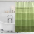 thumbnail image 2 of Green Wood Grain Shower Curtain Set - Extra Long 72" x 96" Washable Bathtub Curtain with 12 Hooks, Ombre Rustic Retro Wooden Plank Waterproof Fabric Stall Shower Curtains for Bathroom/Bathtub Décor, 2 of 6