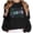 Black, variant on Women's Sweatshirt New Letter Printed Round Neck Pullover Street Long Sleeve Pullover Hoodie with Trendy Graphic Orange M