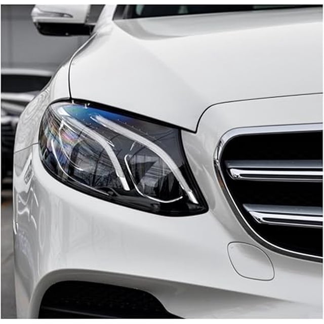 Compatible For Benz W213 E200L E300L E320L 350L 2016 2017 2018 2019 2020 Car Headlamp Cover Headlight Lampshade Lamp Shell Transparent Lens(2PCS left and right)