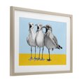 thumbnail image 3 of Stupell Industries Seagulls with Blocked Hues Birch Framed Print Under Glass design by Violeta Vollmer, 17 x 23, 3 of 10