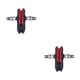 thumbnail image 1 of Greeniant 1 par de pastillas de freno de bicicleta profesionales en forma de V zapatos de frenado silenciosos componentes de repuesto para deportes al aire Type2 NO2 Greeniant CBP229194, 1 of 5