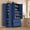 Blue + MDF + Farmhouse, variant on ChenyueFurn 73.6" Farmhouse Pantry Cabinet, 8 Shelves, 2 Drawers, 3 Pull-Out Trays, 4 Doors & Side Cabinets,White