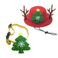 thumbnail image 1 of Artículos Navideños Para Mascotas Conjunto Para Mascotas Collar Para Gatos Gorro De Papá Noel Para Perros Gorro Para Hurones, 1 of 5