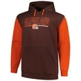 thumbnail image 2 of Men's-Fanatics Brown Cleveland Browns Big & Tall Outline Pullover Hoodie, 2 of 3