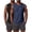 18# Navy + Black, variant on Men's Workout Tank Tops Swim Shirts Quick Dry Running Sleeveless UV Protection Muscle Tees Purple XS