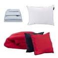 thumbnail image 1 of Edredón Individual Couzy Rojo-Azul + Sábanas Softy + Almohada One, 1 of 8