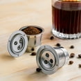 thumbnail image 4 of Stainless Steel Reusable K Cups Coffee Pods for Keurig 1.0 Universal Refillable K-Cup Coffee Filters with Brush Spoon Spoon BPA-Free Preserve Flavor Gift for Coffee Lovers, 4 of 7