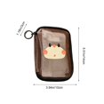 thumbnail image 3 of Bklubk Cute Mesh Makeup Pouch Waterproof Transparent Cosmetic Bag Portable Travel Organizer Case For Lipstick And Small Beauty Items, 3 of 6