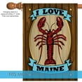 thumbnail image 3 of Toland Home Garden Maine Lobster Sign House Flag, 3 of 5