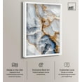 thumbnail image 2 of Denim Dreams I Shadowbox Print Geode Wall Decor by Art Remedy, White Frame, 16 x 24, 2 of 7