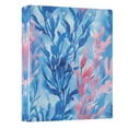 thumbnail image 2 of Watercolor Kelp Pattern 3 Ring Hardcover Binders 1.5in Round Rings for Letter-Size Folder Paper Organizer Pockets for Office Student Recipe, 2 of 9