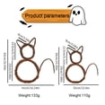 thumbnail image 2 of Natural Cat Shape Grapevine Wreaths Vine Branch Wreath Rattan Wreath Garland Decoration for DIY Wreath Craft for Wedding Decors, 2 of 10