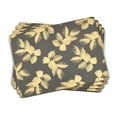 thumbnail image 2 of Pimpernel Sara Miller London Etched Leaves Large Placemats, Set of 4, 15.7 X 11.7 - Dark Grey, 2 of 6