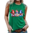 thumbnail image 1 of Qiopertar Blouse Sans Manches Imprimée Mode Décontractée pour Femmes Col Rond Sexy Pull-Over Slim Offres de la Semaine Liquidation à Moins de 5$ jusqu'à 90 % de Réduction, 1 of 4