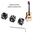 thumbnail image 6 of 3PCS Guitar Volume Control Knobs Dice Shape Speed Control Knobs with Wrench Plastic Musical Parts, 6 of 8