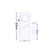 thumbnail image 3 of Sensor Magnético Puerta-ventana Inalámbrico blanco, 3 of 5