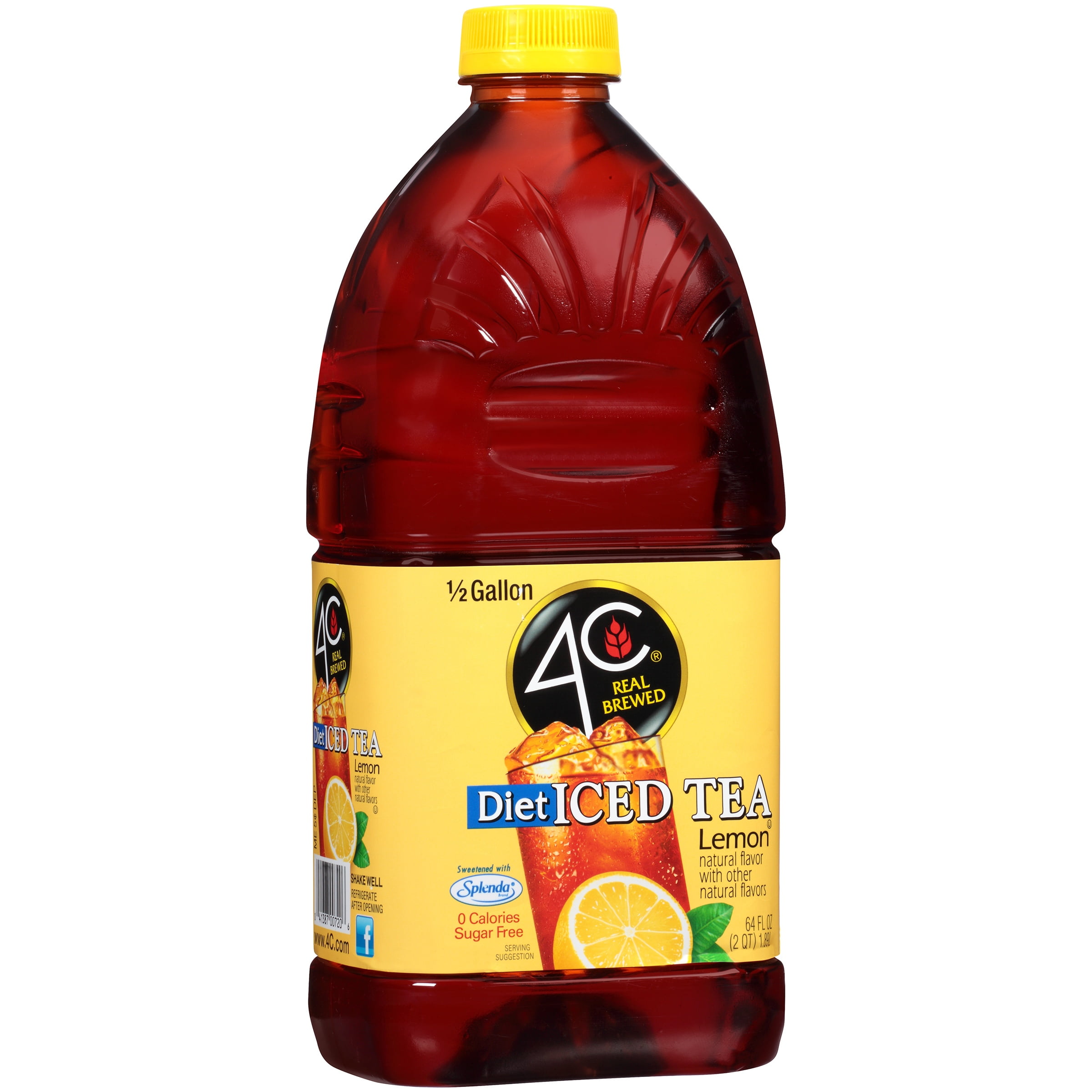 4C Diet Lemon Iced Tea, 64 Fl. Oz.