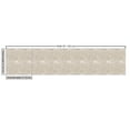 thumbnail image 3 of Ambesonne Traditional Fabric by the Yard Upholstery, Neutral Tribal Motifs, 5 Yards, Pale Sepia and White, 3 of 5