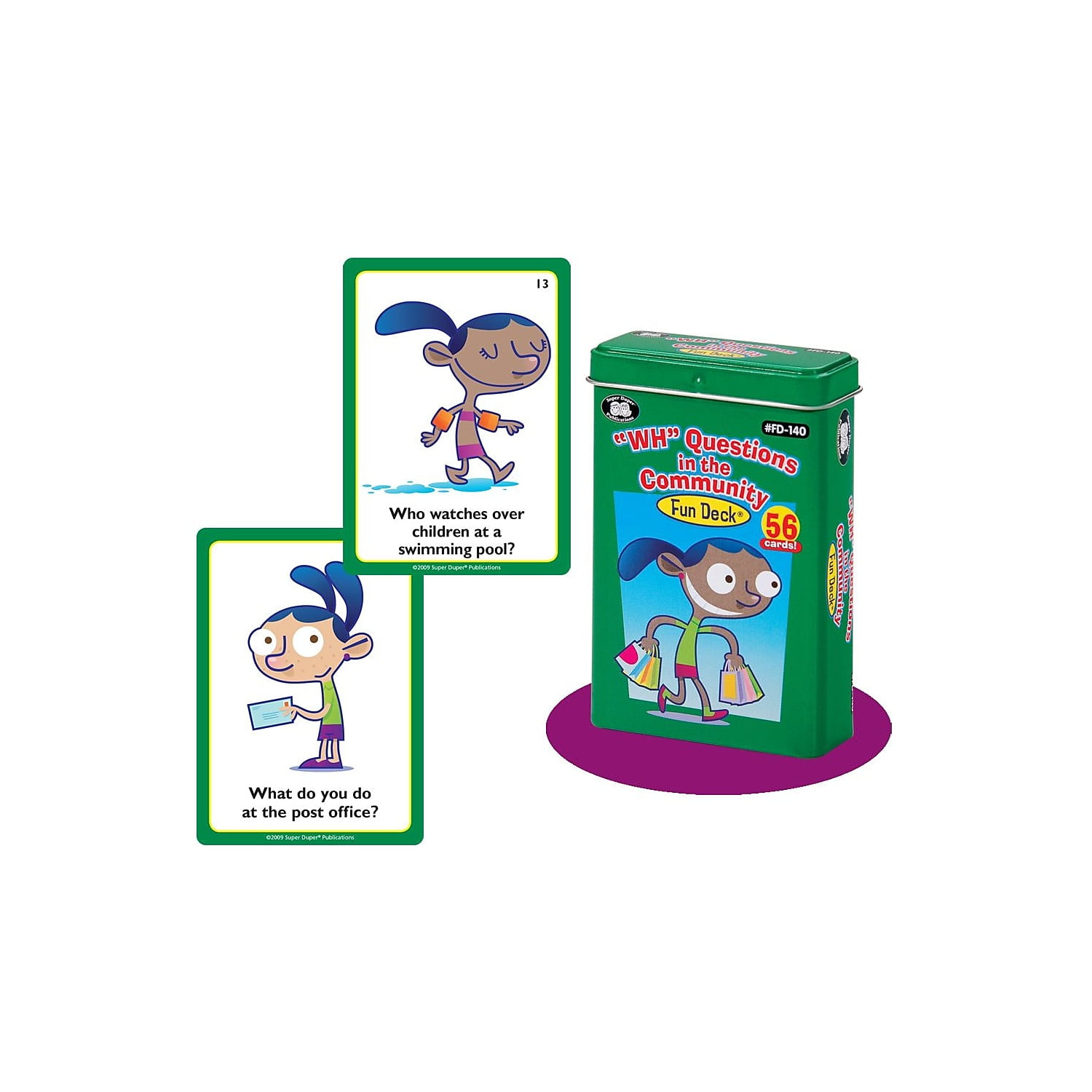 Super Duper WH Questions In The Community Fun Deck Cards FD140 super-duper-wh-questions-in-the-community-fun-deck-cards-fd140