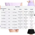 thumbnail image 4 of Paiwinds Girls' High Waist Quick Dry Tennis Skirt with Shorts Built-in Pleated A-Line Skort for Sports and Daily Wear, 4 of 8