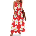 thumbnail image 1 of Vestido sin mangas con margaritas, vestidos de fiesta, vestidos de manga larga, 1 of 7