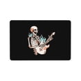 thumbnail image 7 of DouZhe Rock Skeleton Guitar Rugs Doormat, Non-Slip Machine Washable Carpets Floor Door Mat , 36" x 24", 7 of 7