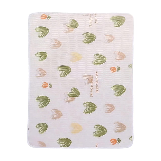 SIYTUAU Multi Layer Washable Underpad 59X39 Inches Breathable Cotton Surface With Skidproof Backing For Home Healthcare Use