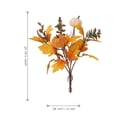 thumbnail image 2 of TINGXIN Fall Floral Stems, Fall Artificial Flowers with Pumpkins, Wire-Reinforced Bendable Stems, for Vases/Wreaths/Centerpieces, Thanksgiving, Halloween, (Style D), 2 of 5