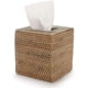 thumbnail image 4 of Square Rattan Tissue Box Cover, Hand Woven Wicker Tissue Holder, 5.7 X 5.7 X 5.7 Inches, Wood Color Fg-Good, 4 of 4