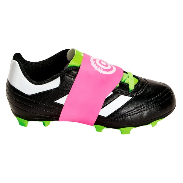 Unique Sports Lace Bands Cleat Lace Covers Neon Pink (6-Pack