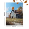 thumbnail image 3 of Rustic Barn Canvas Print Wall Art for Living Room Bedroom Kitchen Office Farmhouse, 3 of 8
