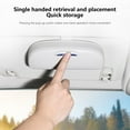 thumbnail image 6 of Car Mounted Sunglasses Box, Multifunctional Car Sunshade Glasses Organizer, Visor Storage Case for Cars, Trucks, and SUVs, Easy Install and Durable, 6 of 9