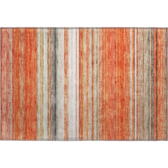 Dalyn Rugs Premium Machine Washable Mayfield AMF979 Coral 1'8" x 2'6" Rug