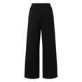 thumbnail image 4 of DHFJKG Wide Leg Pants For Women Baggy Joggers Elastic Waist Oversized Athletic Trousers With Pockets, 4 of 8