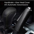 thumbnail image 3 of Funda protectora shaofei para freno de mano de coche y cambio automático para Ix25 2017 2018 2019 color negro, 3 of 5