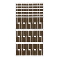 thumbnail image 1 of Unique Bargains 6 Pcs Handwritable P-Type Gift stickers 3.31"x1.02" Deep Brown, 1 of 5