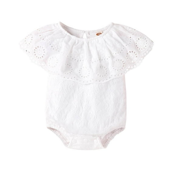 Baby Jumpsuit Unisex Toddler Baby Girls Summer Solid Color Sleeveless Breathable Romper New Casual Winter Jumpsuits White 70