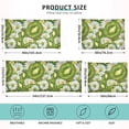 thumbnail image 2 of Kiwifruit and Daisy Plush Pillow Cases Standard Size Ultra Soft Warm Pillowcases with Zipper 20"x26", 2 of 9