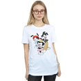 thumbnail image 2 of Animaniacs Womens Dot Wakko And Yakko Cotton Boyfriend T-Shirt, 2 of 3