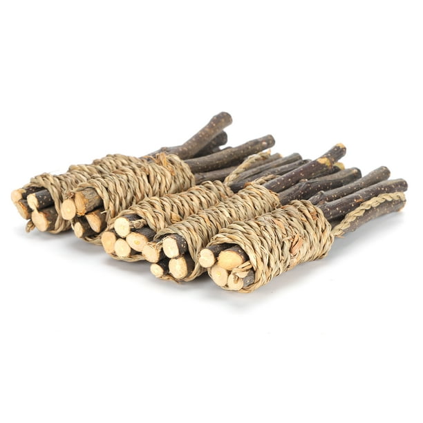Palitos Para Masticar Para Mascotas Juguetes Orgánicos Para Masticar Dientes De Mascotas Juguetes Naturales Para Animales Pequeños Para Rechinar Los Dientes ANGGREK