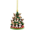 thumbnail image 1 of TIELUTT Christmas Tree Hanging Tree Shaped Gemstones And Beads for Jewelry Making Large Stained Glass Panels Craft Pearls on String Painted Stained Glass Window Table Decorations for Home, 1 of 4