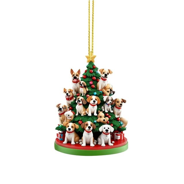 TIELUTT Christmas Tree Hanging Tree Shaped Gemstones And Beads for Jewelry Making Large Stained Glass Panels Craft Pearls on String Painted Stained Glass Window Table Decorations for Home