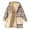 Khaki, variant on Atogsazn Children's Girls Fleece Lined Jackets Plaid Long Sleeve Hooded Coat Winter Warm Clothes with Satchel Red 6-7 Years