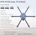 thumbnail image 2 of Hexacopter Frame Kit for FPV Quadcopter Drone Upgrade Frame Heavry Detachable Arm for Enhanced Performance 14 Inch, 2 of 6