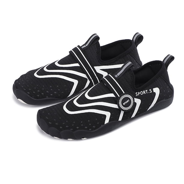 Zapatos Sin Cordones Upstream Zapatos de agua de goma para la playa, zapatillas antideslizantes para vadear en la playa (negro 39) Tmvgtek Para Estrenar