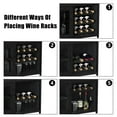 thumbnail image 6 of Acekid Wine Bar Cabinet - Large Capacity Liquor Cabinet with Storage, Adjustable Shelves for Glassware, Sturdy MDF Construction, Easy Assembly Wine Rack Ideal for Dining Room Bar & Kitchen, 6 of 8