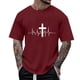 thumbnail image 1 of Ceisia Men's Gradient Printed Casual Elastic Sports Round Neck Activewear Top Gift, 1 of 5